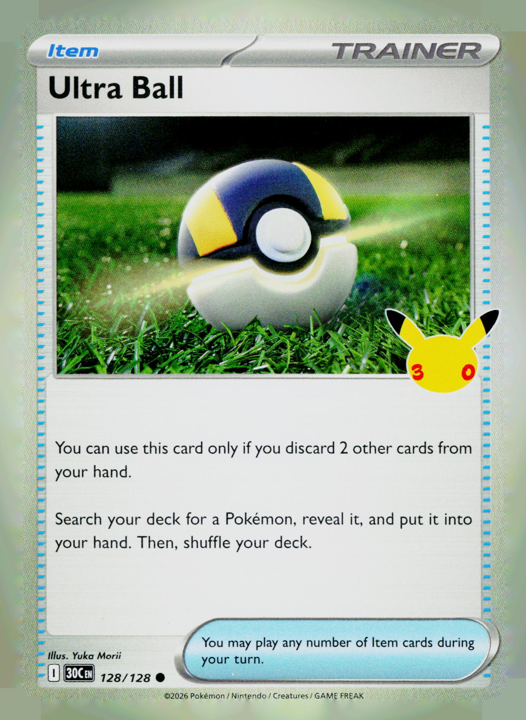 Ultra Ball 30C 128/128 Holo NM