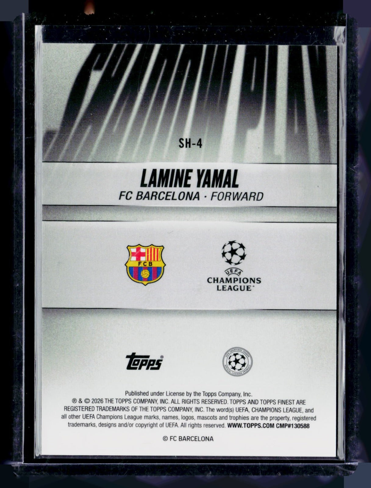 Lamine Yamal Finest UEFA Club Competitions - Finest Shadow Play SH-4 NM