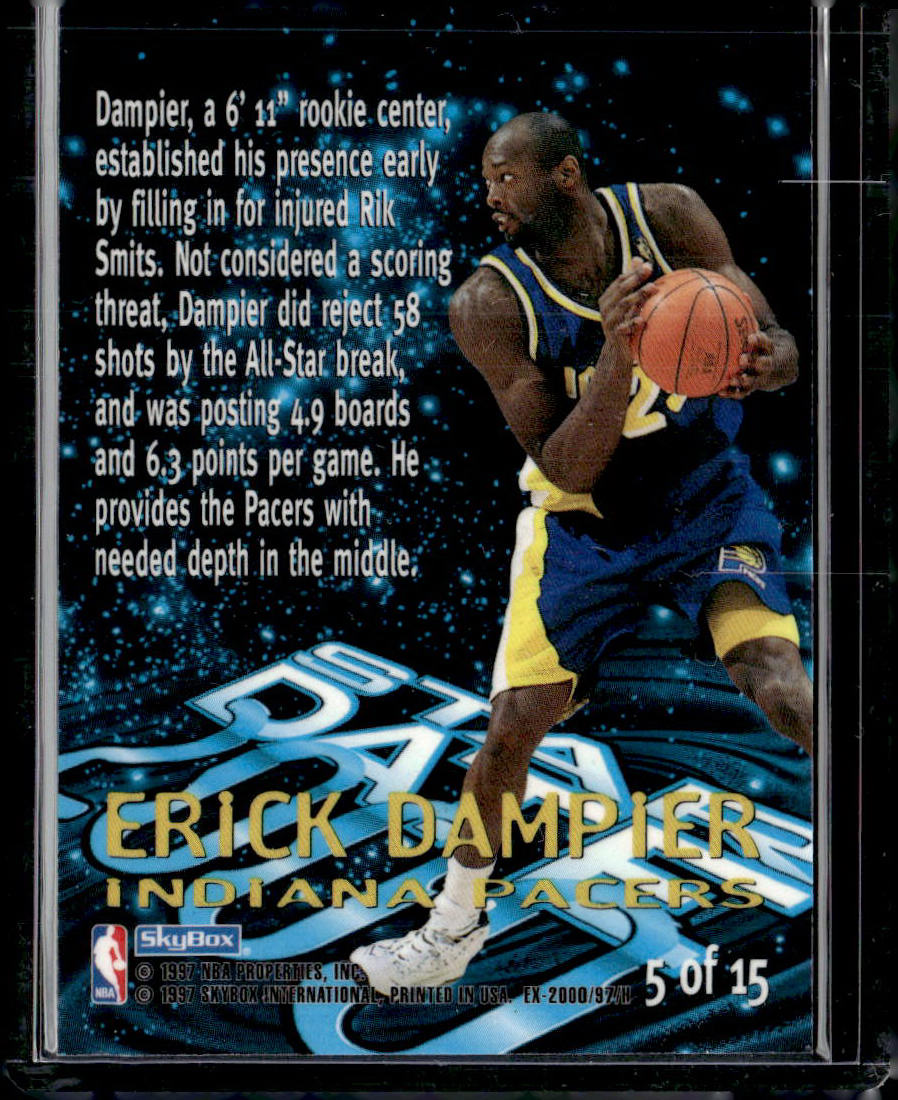 Erick Dampier Star Date 2000 NM (Back)