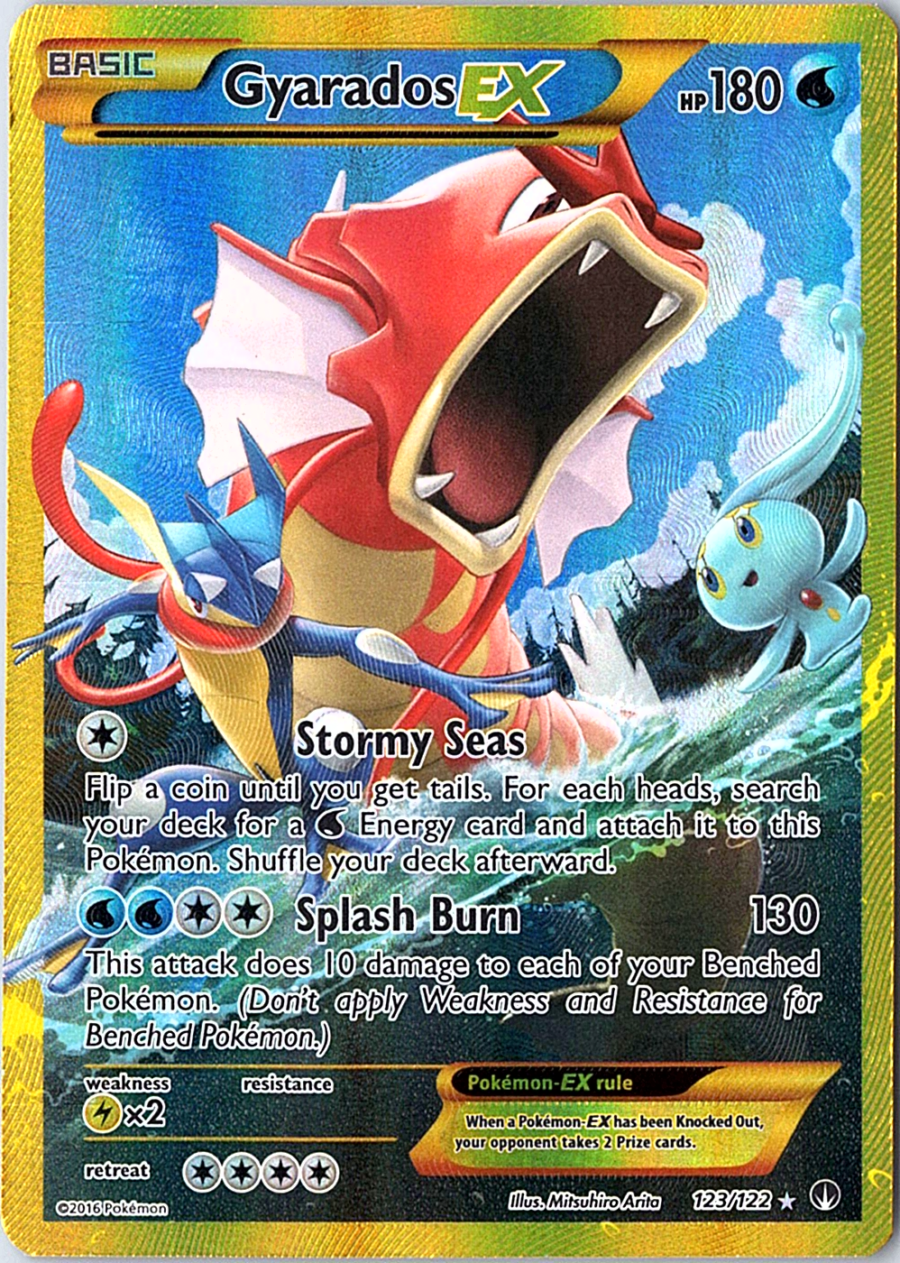 Gyarados EX (Secret) Secret Rare XY - BREAKpoint 123/122 NM