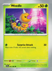 Weedle CRI 001/086 NM