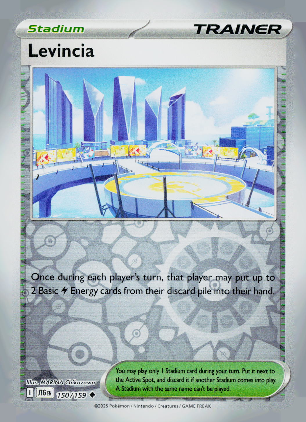 Levincia JTG 150/159 Reverse Holo NM