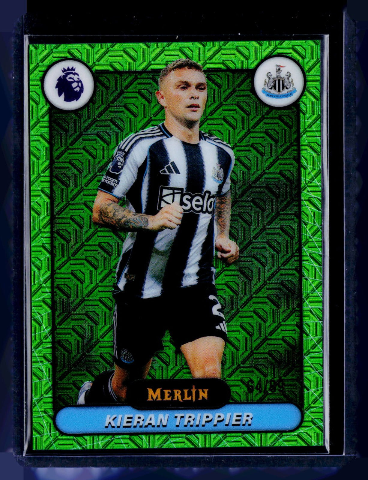 Kieran Trippier Merlin Premier League - Green Mojo Refractor 147 NM