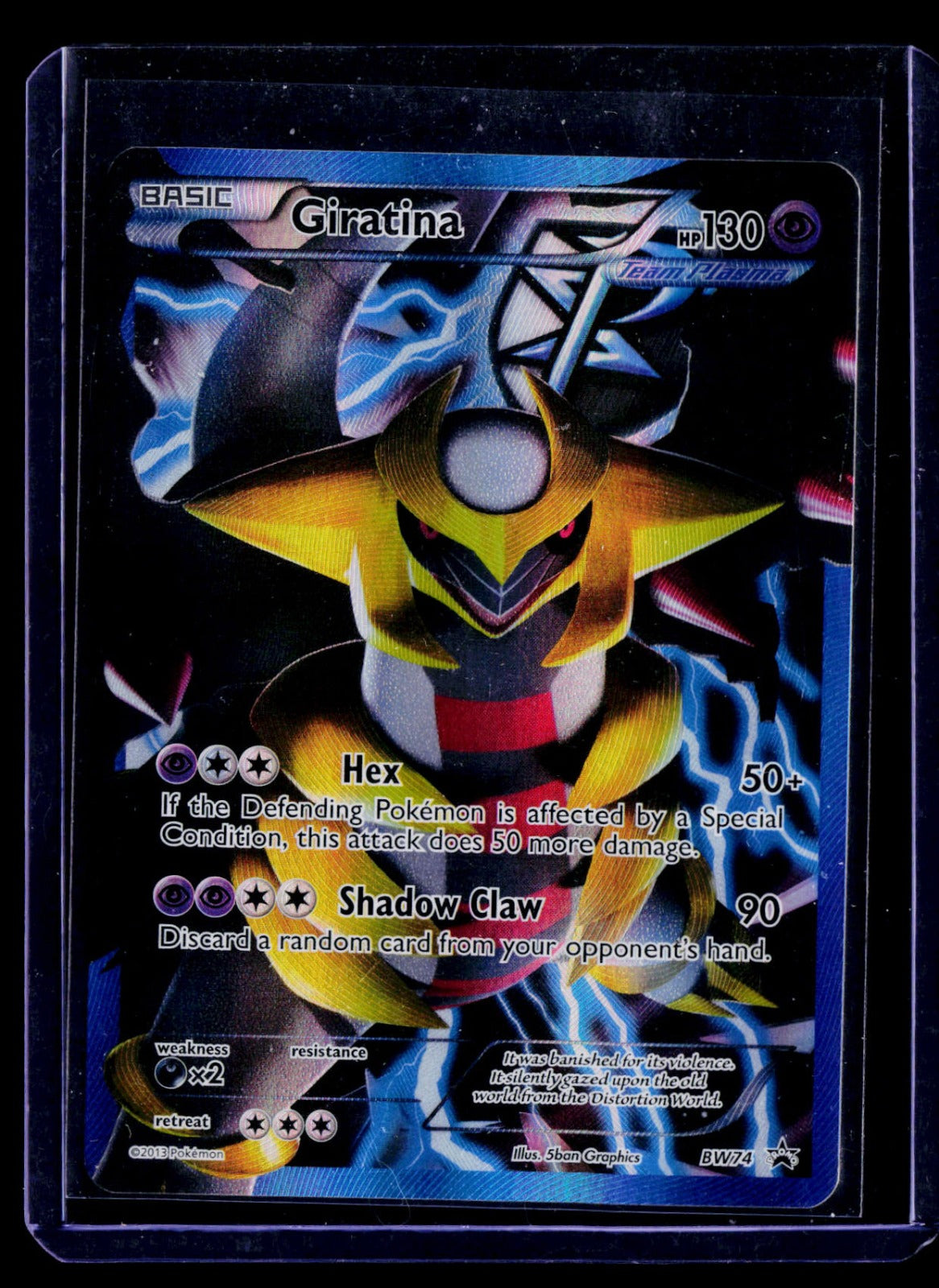 Giratina (Team Plasma) Black and White Promos BW74 LP