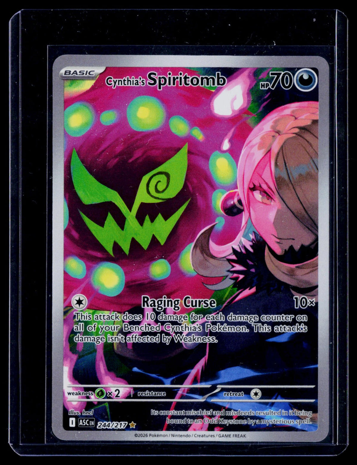 Cynthia's Spiritomb Holo ME: Ascended Heroes 244/217 NM