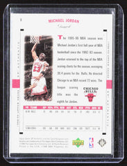 1998-99 SP Authentic Michael Jordan 8 Basketball Chicago Bulls