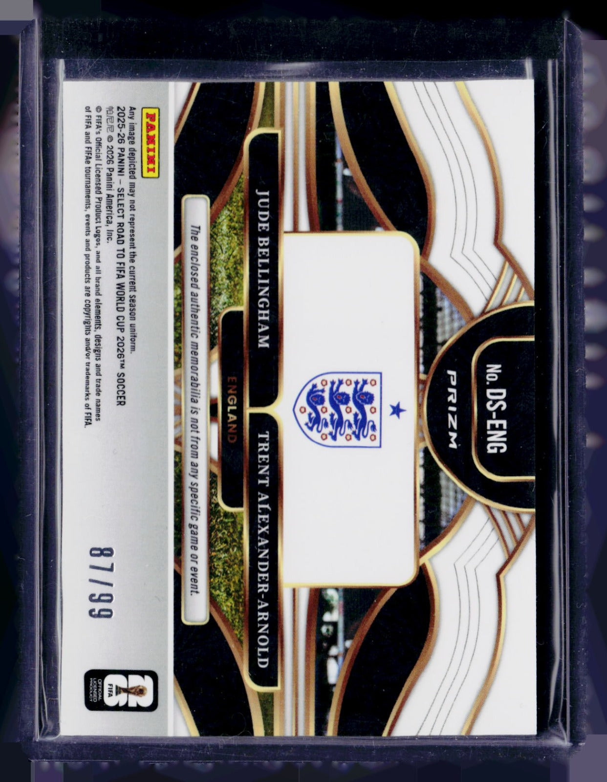 Jude Bellingham/Trent Alexander-Arnold Road to FIFA World Cup - Dual Swatches /99