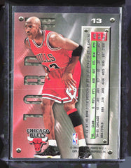 1995-96 Metal Michael Jordan 13 Basketball Chicago Bulls