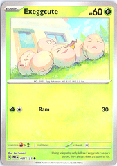Exeggcute (Master Ball Pattern) Common SV: Prismatic Evolutions 001/131 NM