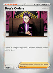 Boss's Orders [Corbeau] ASC NM