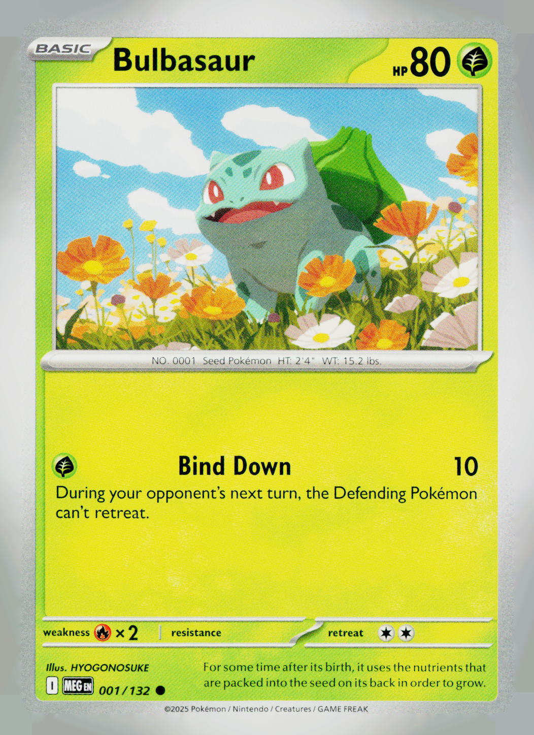 Bulbasaur MEG 001/132 NM