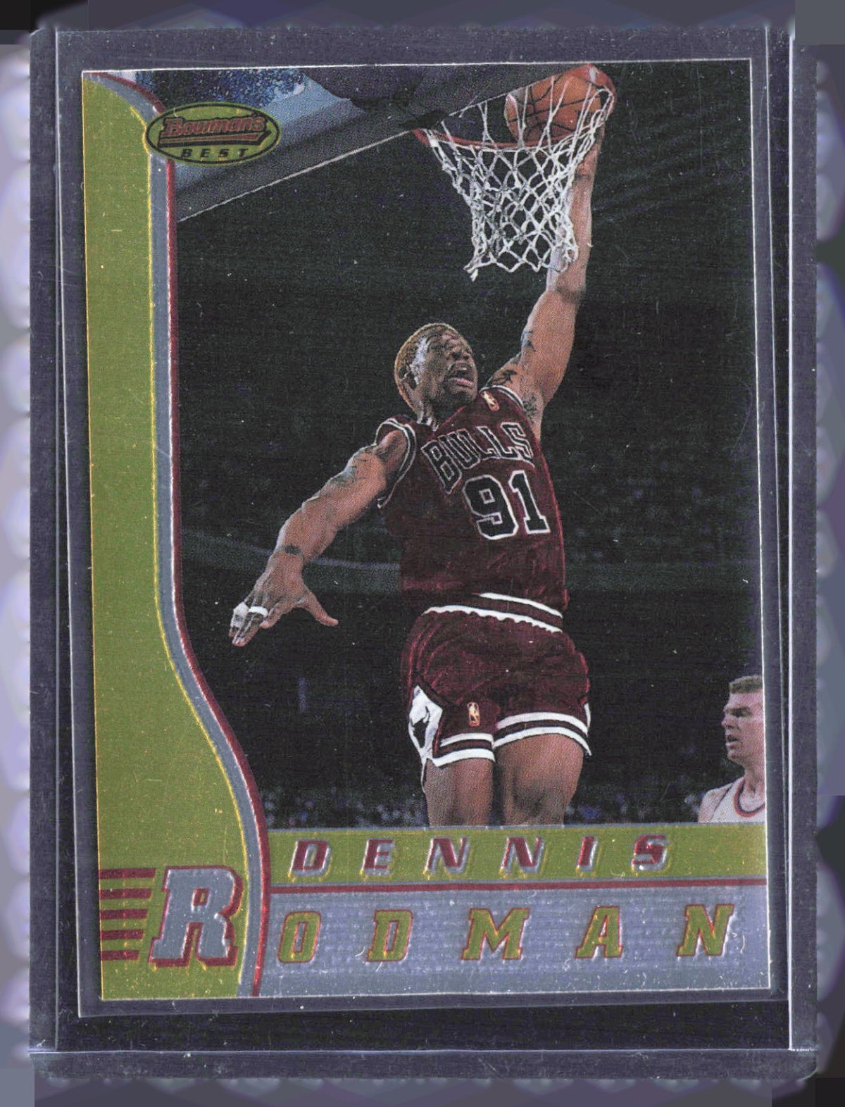 1996-97 Bowman's Best Dennis Rodman 40 Basketball Chicago Bulls