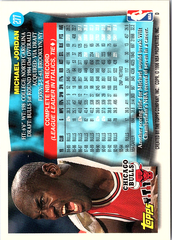 Michael Jordan Topps 277 NM (Back)