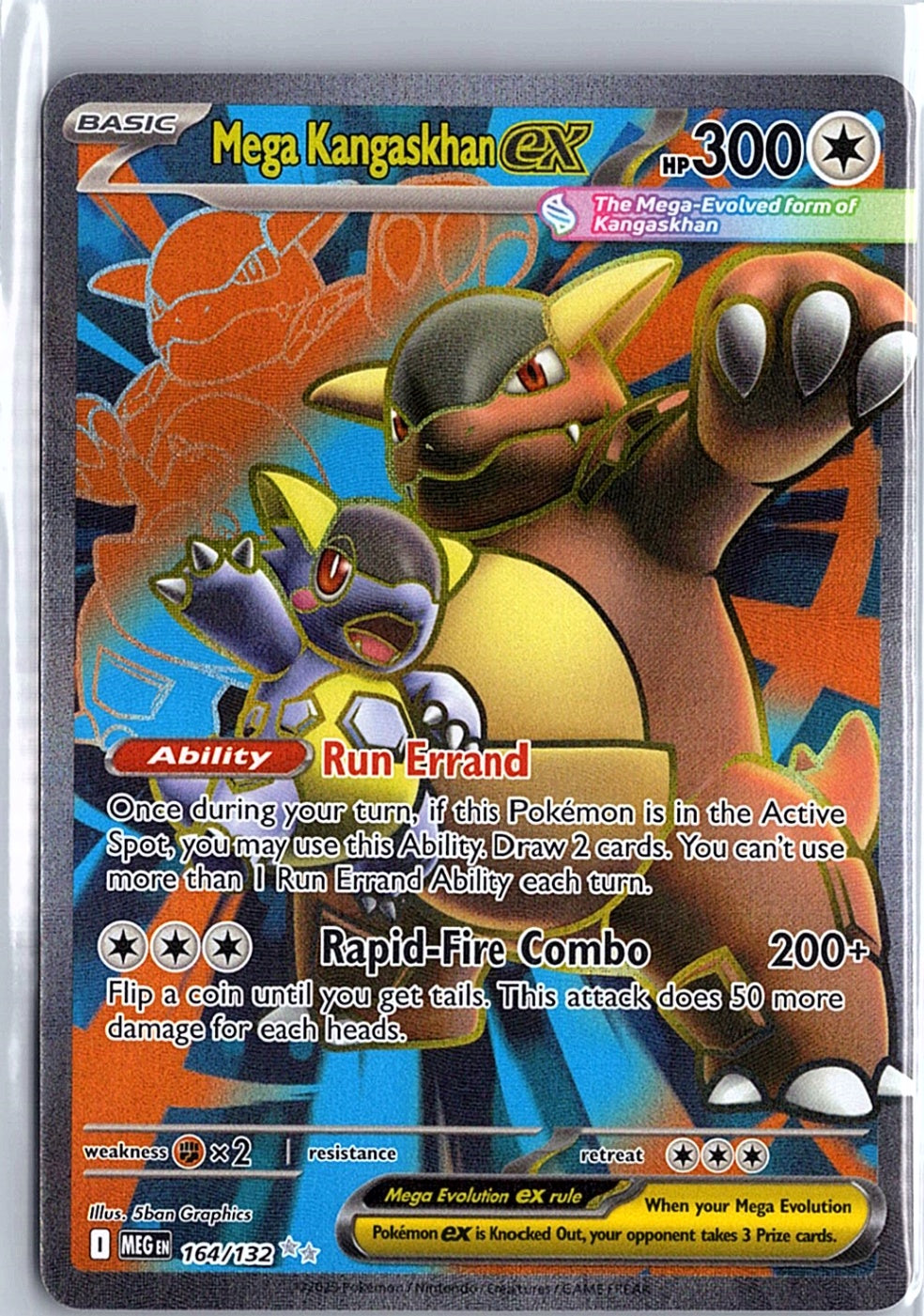 Mega Kangaskhan ex - 164/132 - Ultra Rare - Pokemon Mega Evolution