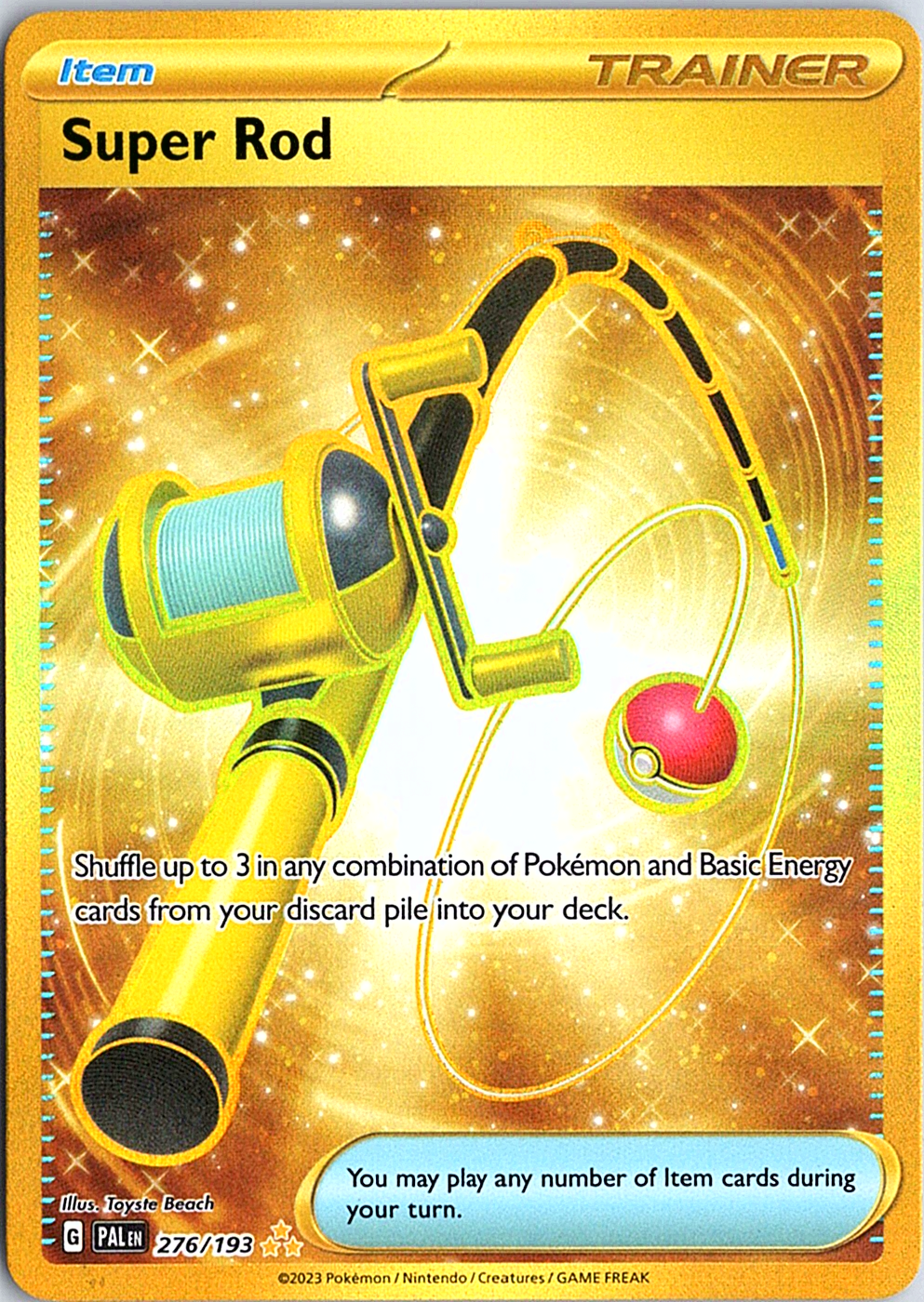 Super Rod Hyper Rare SV02: Paldea Evolved 276/193 NM