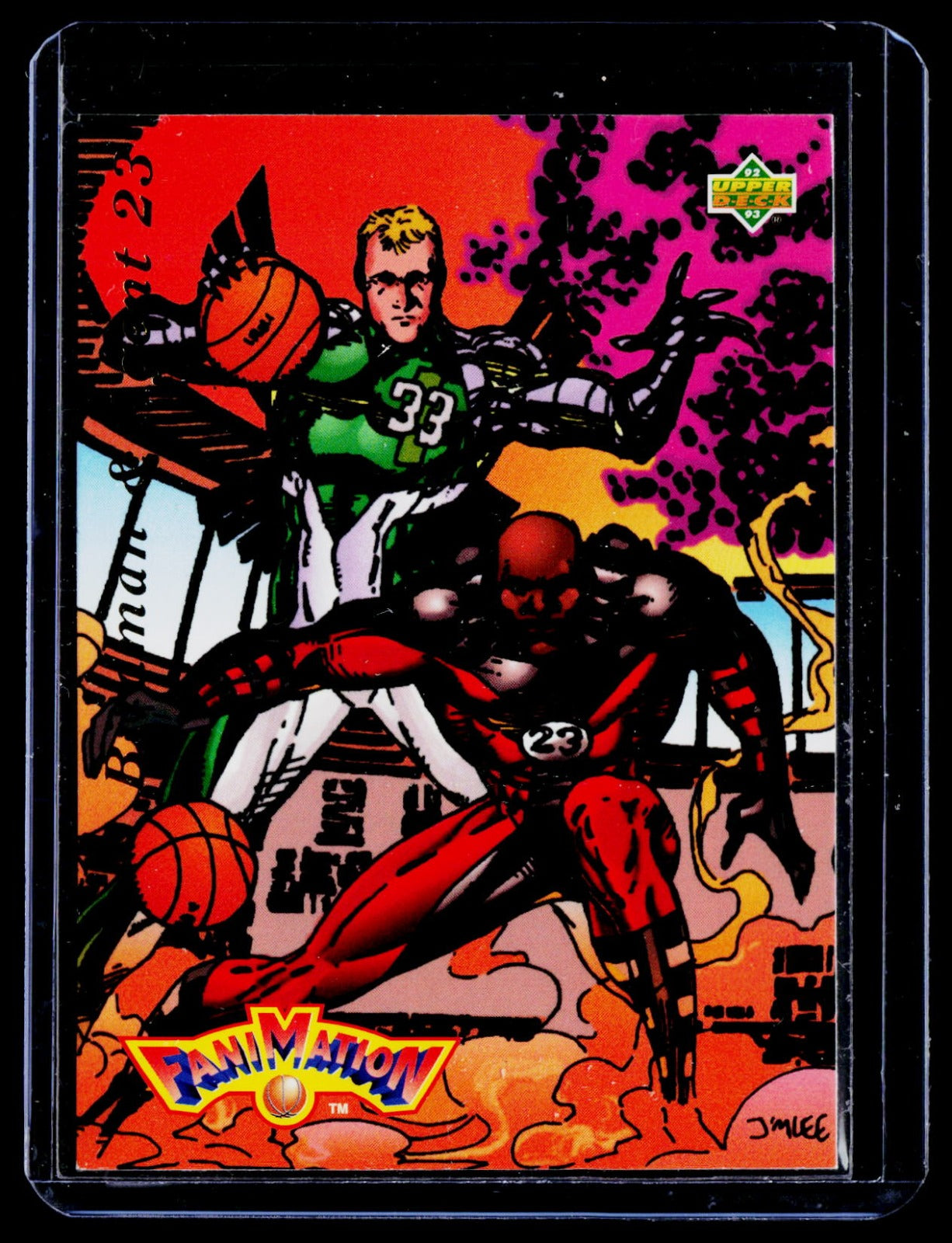 Larry Bird / Michael Jordan Upper Deck 510 NM