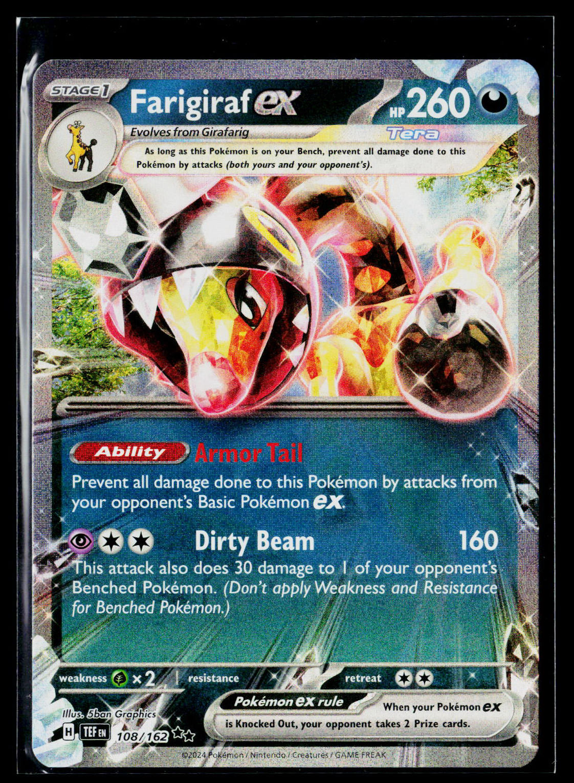 Farigiraf ex TEF 108/162 Holo NM