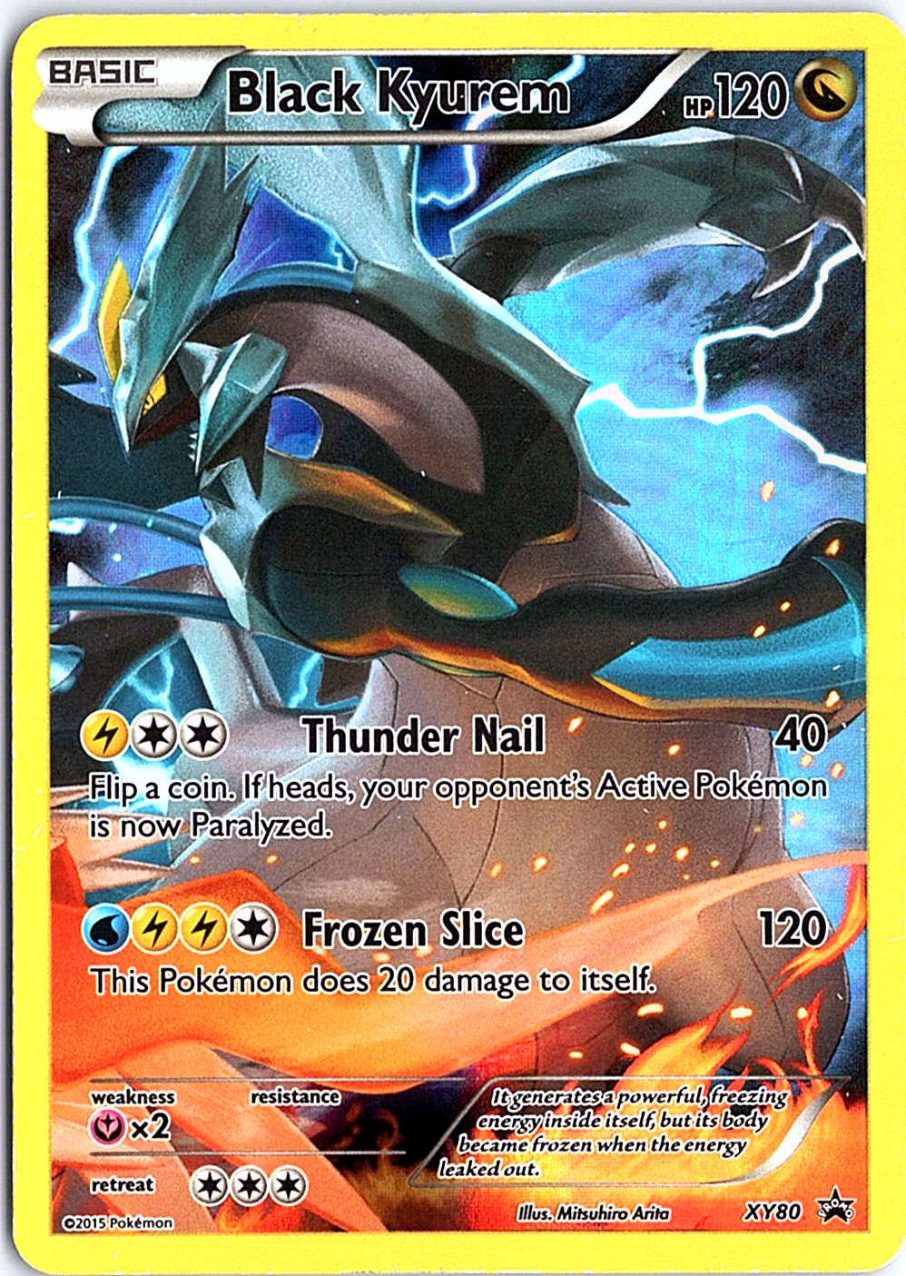 Black Kyurem Promo XY Promos XY80 NM