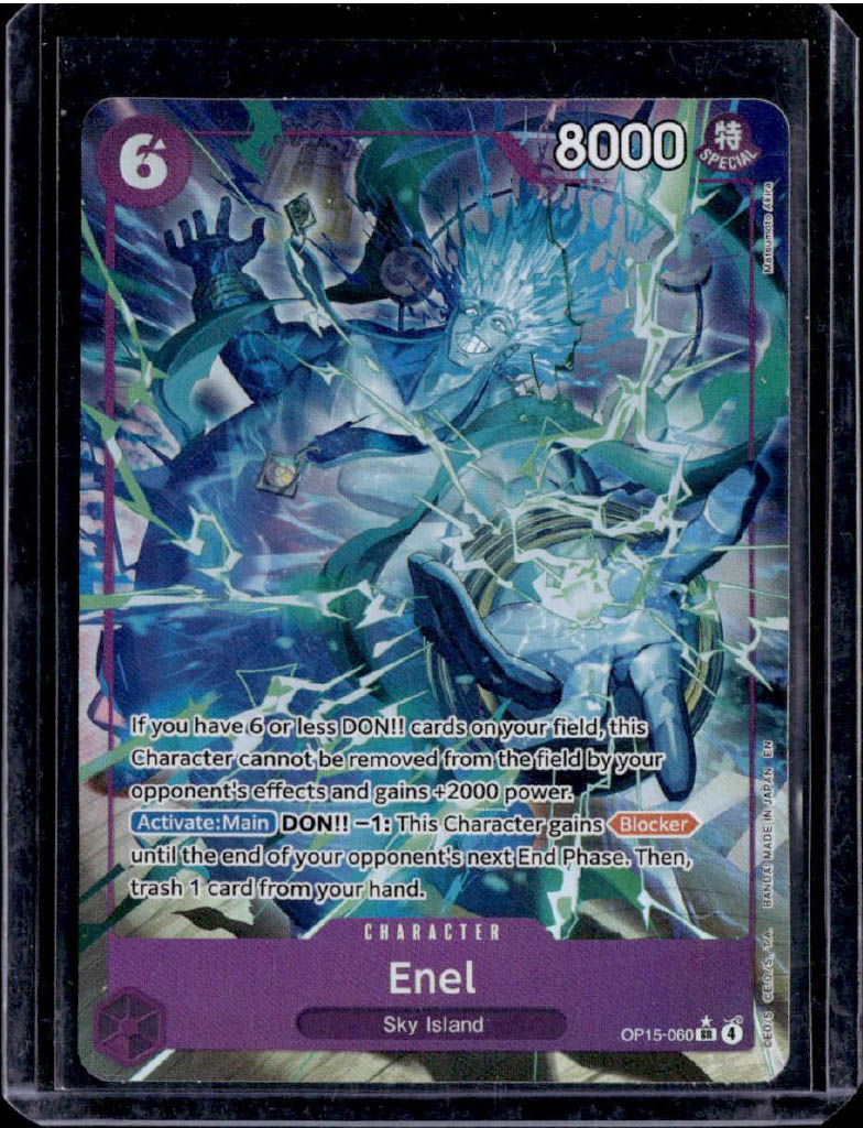 Enel (Alternate Art) Foil Adventure on Kami's Island OP15-060 NM