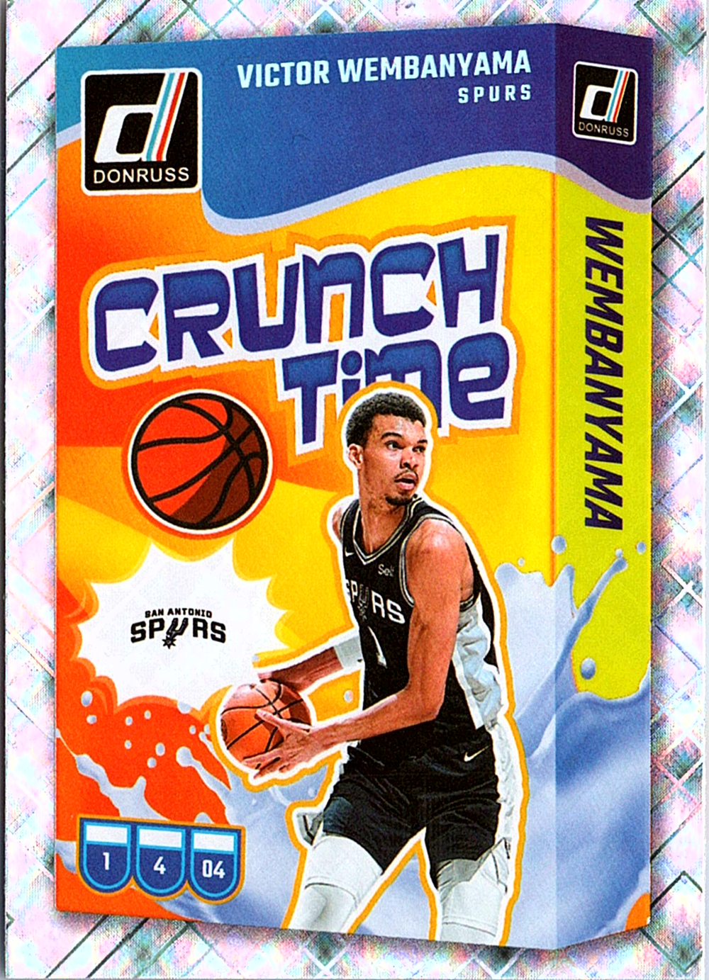 Victor Wembanyama Donruss - Crunch Time Diamond 2 NM