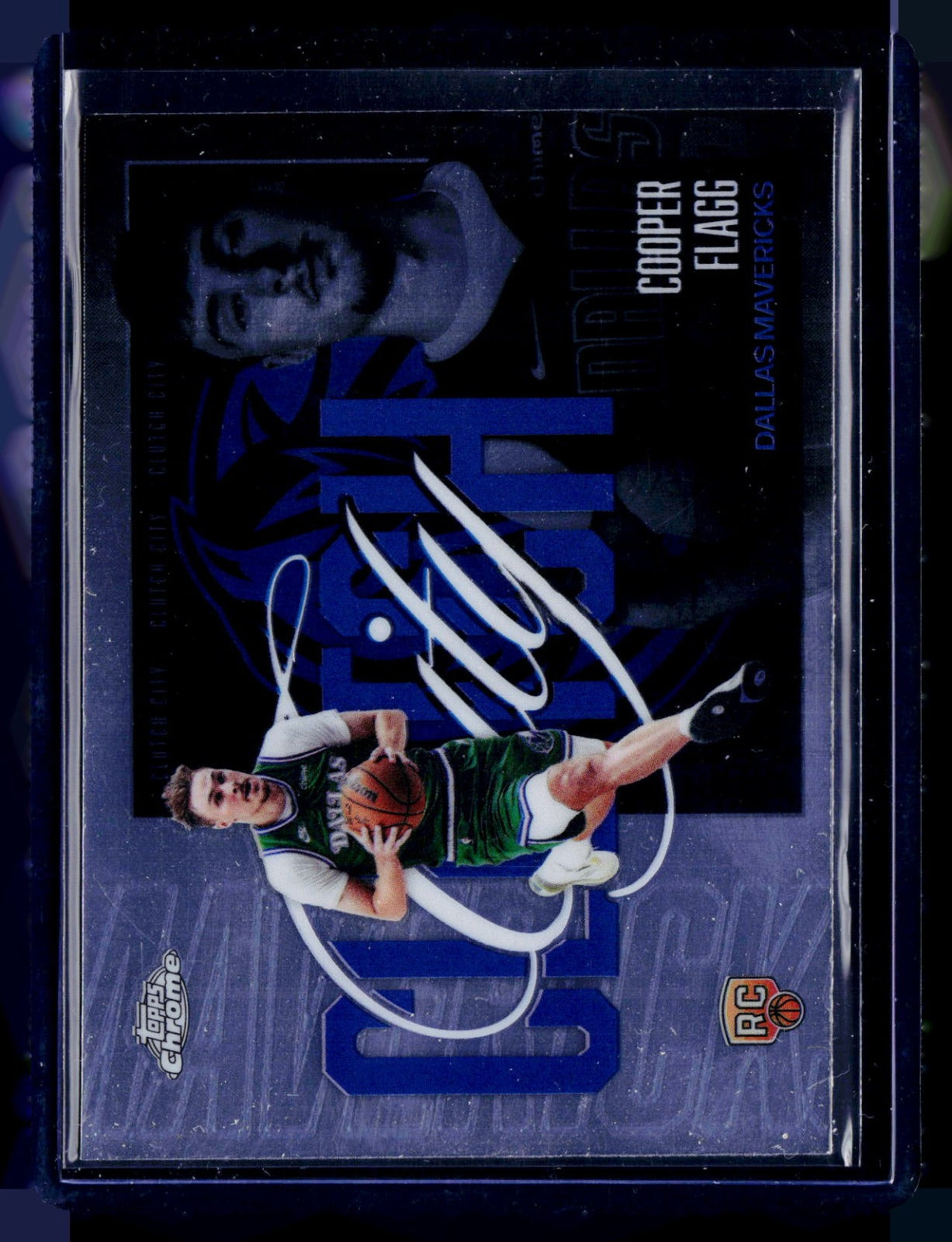 Cooper Flagg Topps Chrome Update - Clutch City YQ-1 NM