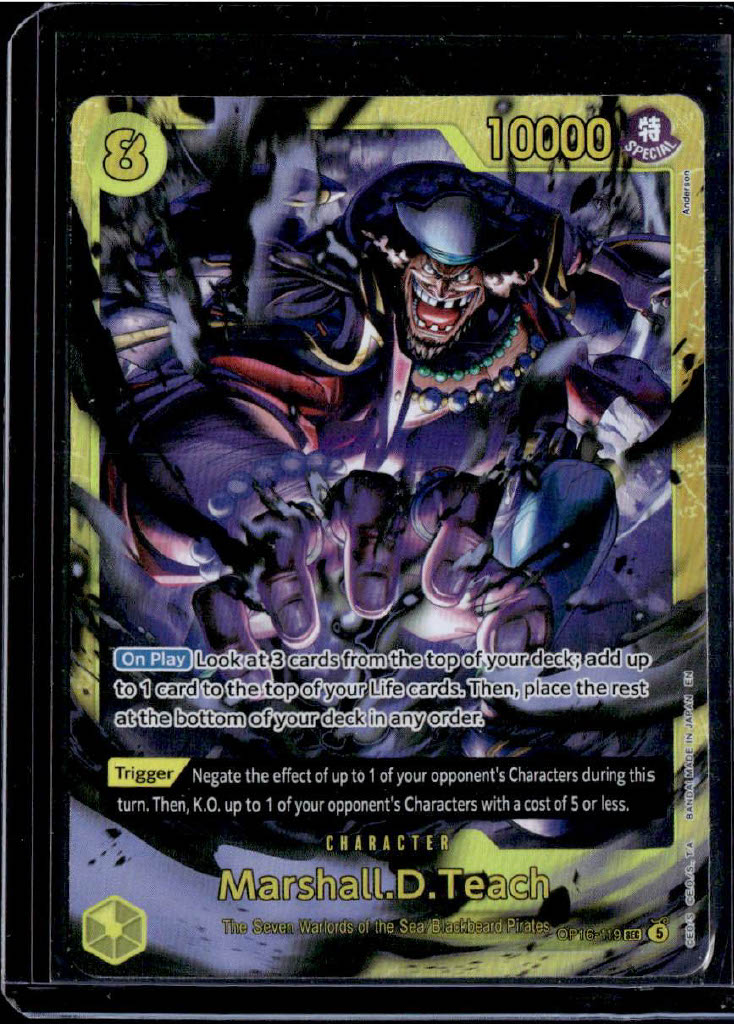 Marshall.D.Teach (119) Foil The Time of Battle OP16-119 NM