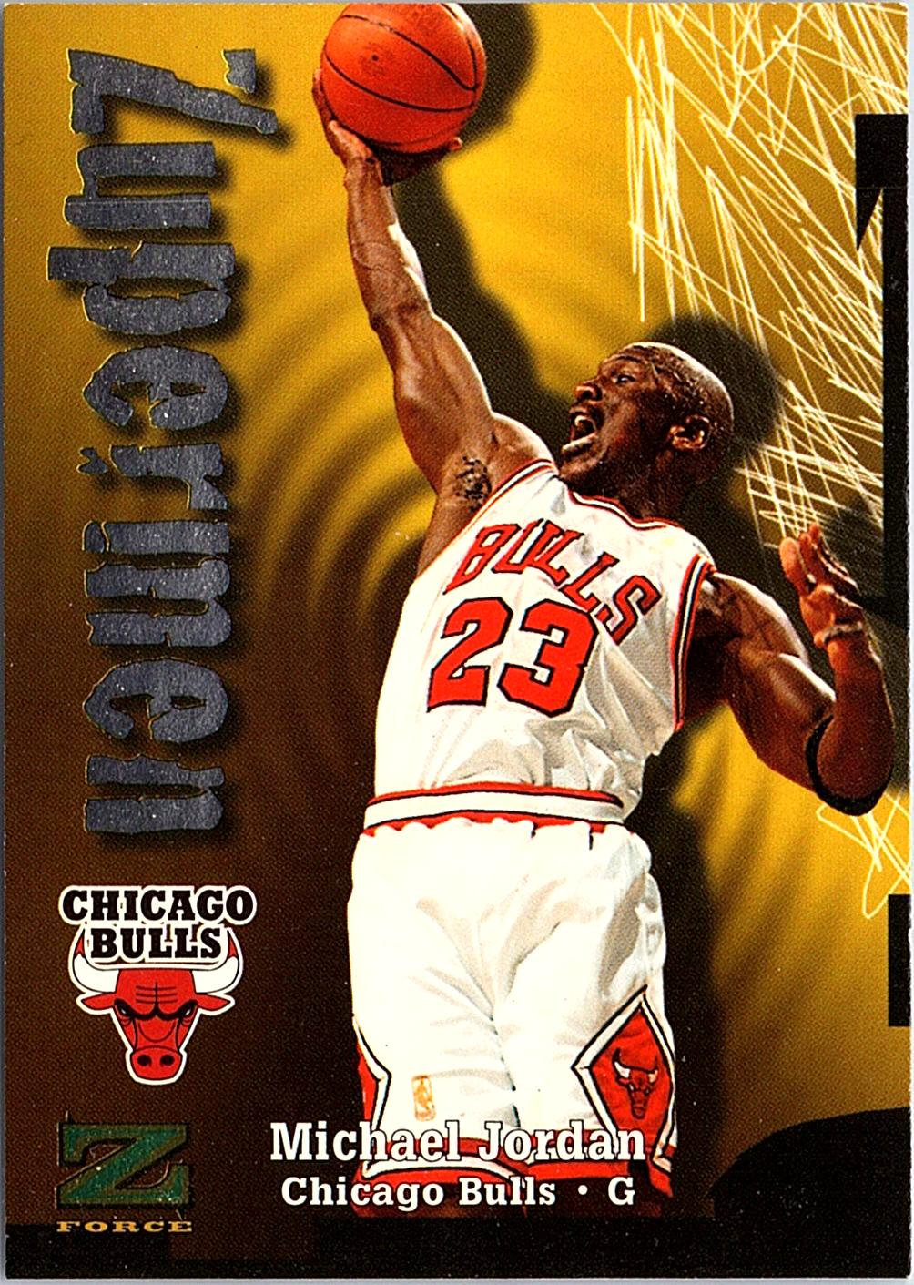 Michael Jordan SkyBox Z-Force 190 NM