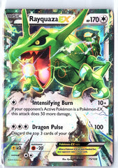Rayquaza EX (75) Ultra Rare XY - Roaring Skies 75/108 NM