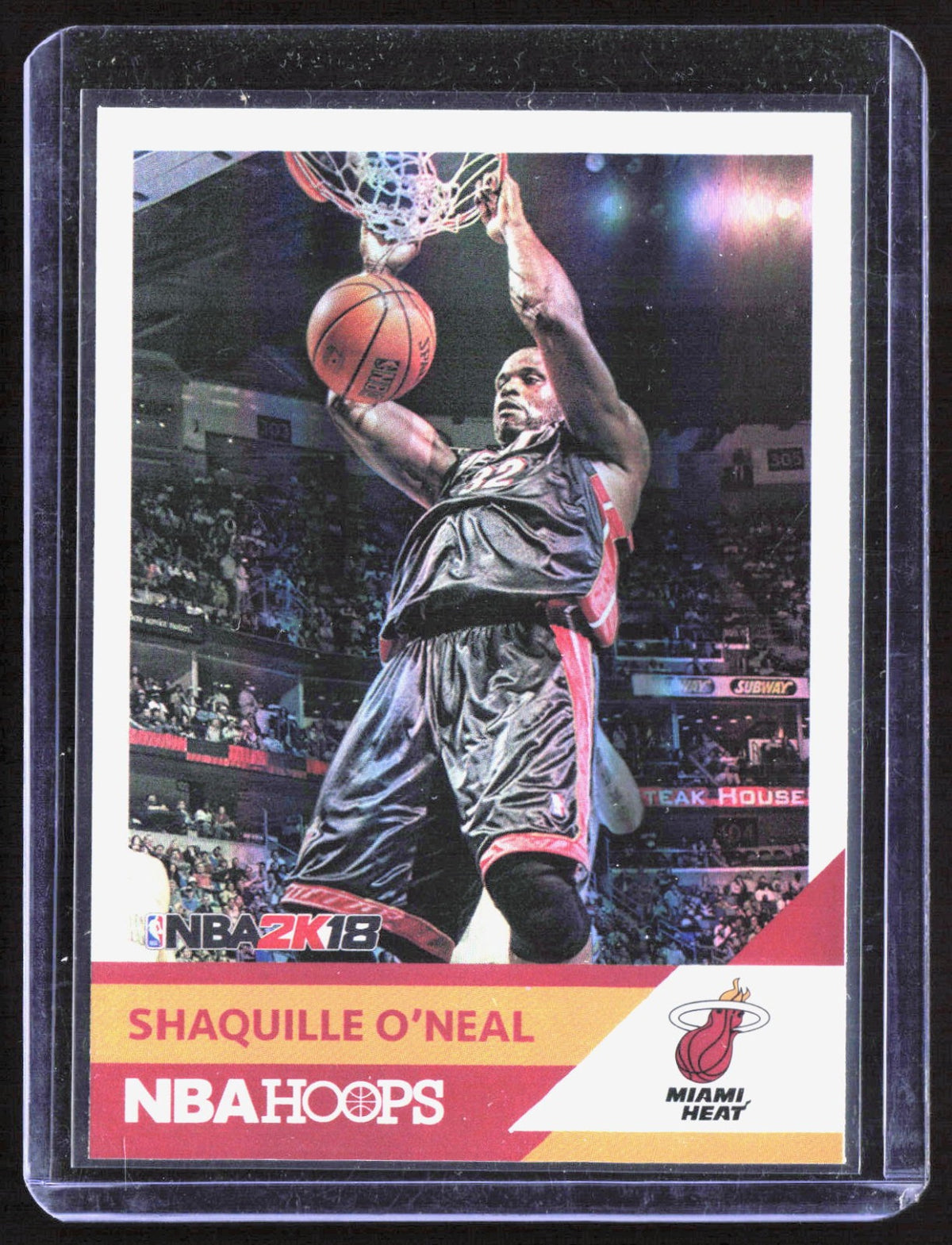 2017-18 Hoops NBA 2K18 Legend Edition Shaquille O'Neal - Basketball Miami Heat