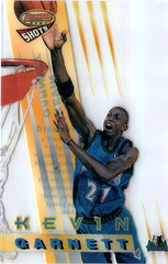 1996-97 Bowman's - Best Shots Refractor Kevin Garnett BS5 Minnesota Timberwolves