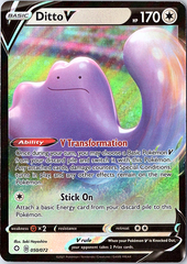 Ditto V Ultra Rare Shining Fates 050/072 NM