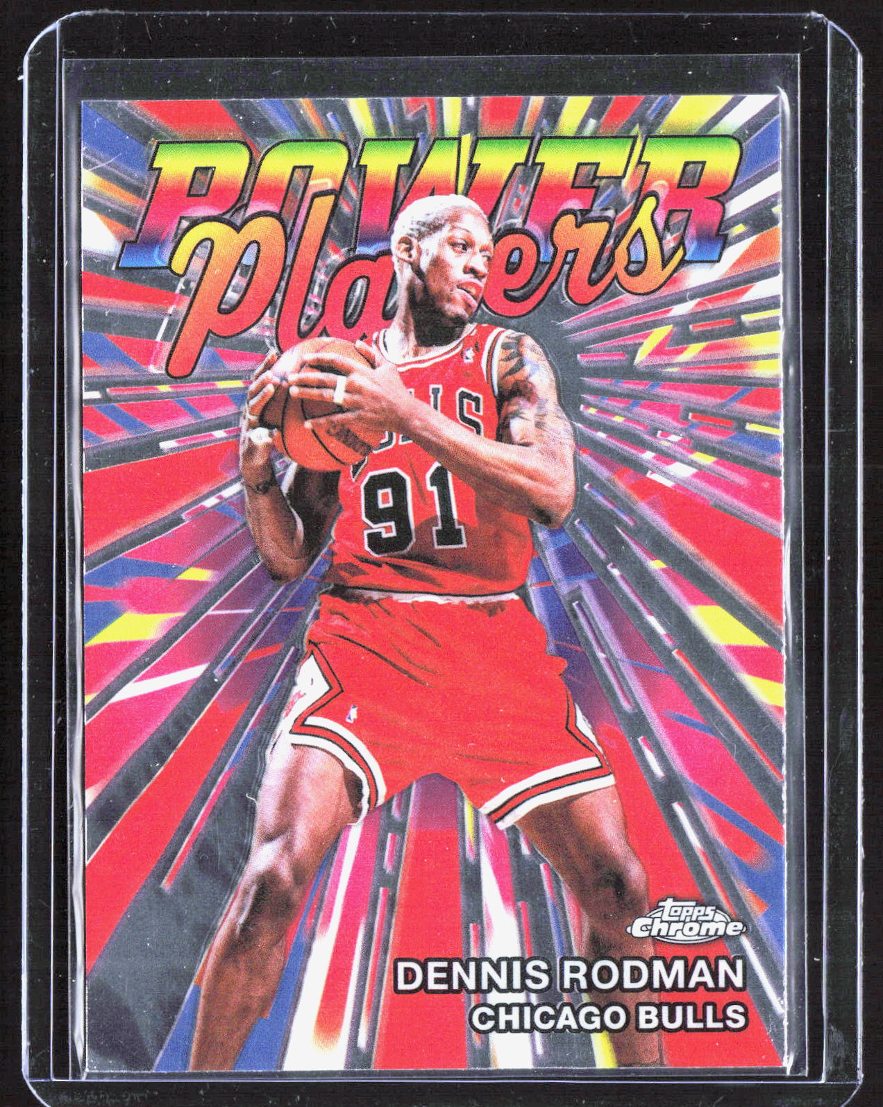 2025-26 Topps Chrome Update - Power Players Dennis Rodman PP-22 Chicago Bulls