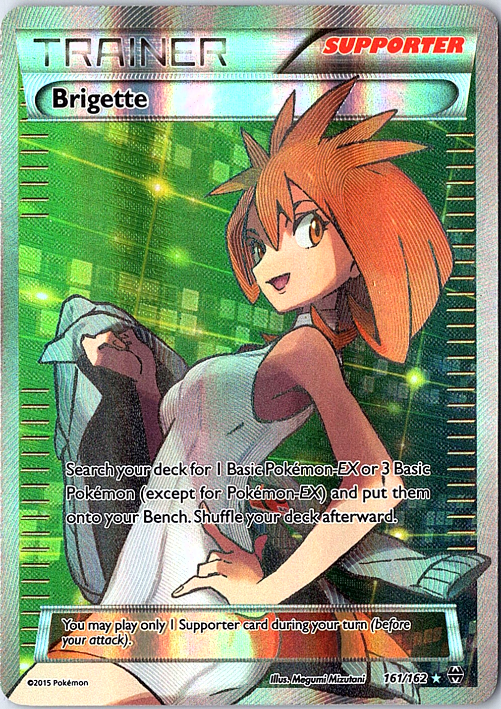 Brigette (Full Art) Ultra Rare XY - BREAKthrough 161/162 LP