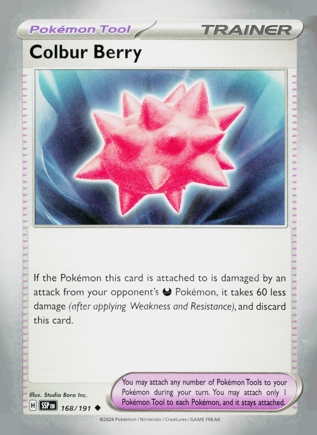 Colbur Berry SSP 168/191 NM