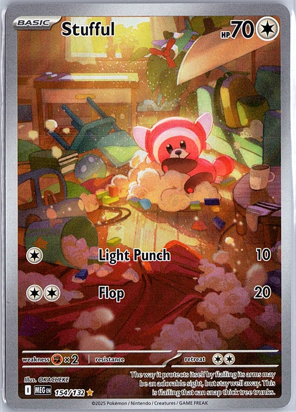 Stufful Illustration Rare ME01: Mega Evolution 154/132 NM