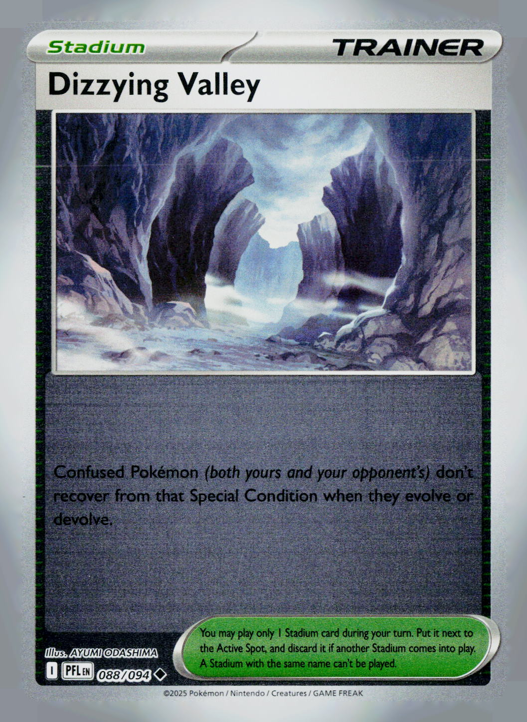 Dizzying Valley PFL 088/094 Reverse Holo NM