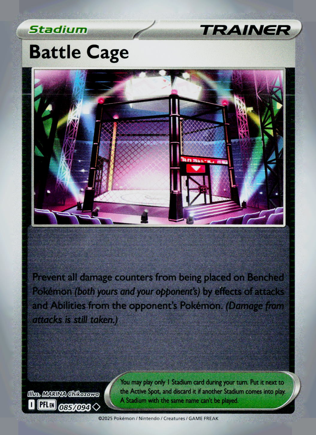 Battle Cage PFL 085/094 Reverse Holo NM