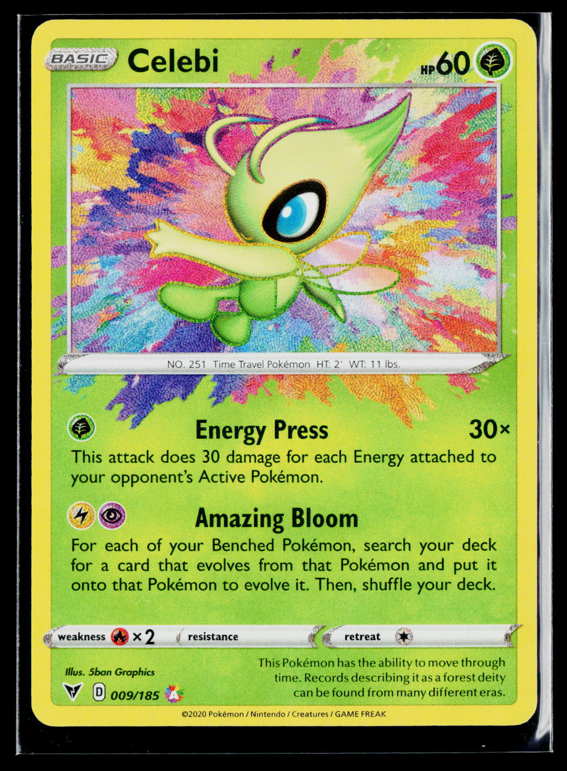 Celebi Holo SWSH04: Vivid Voltage 009/185 NM
