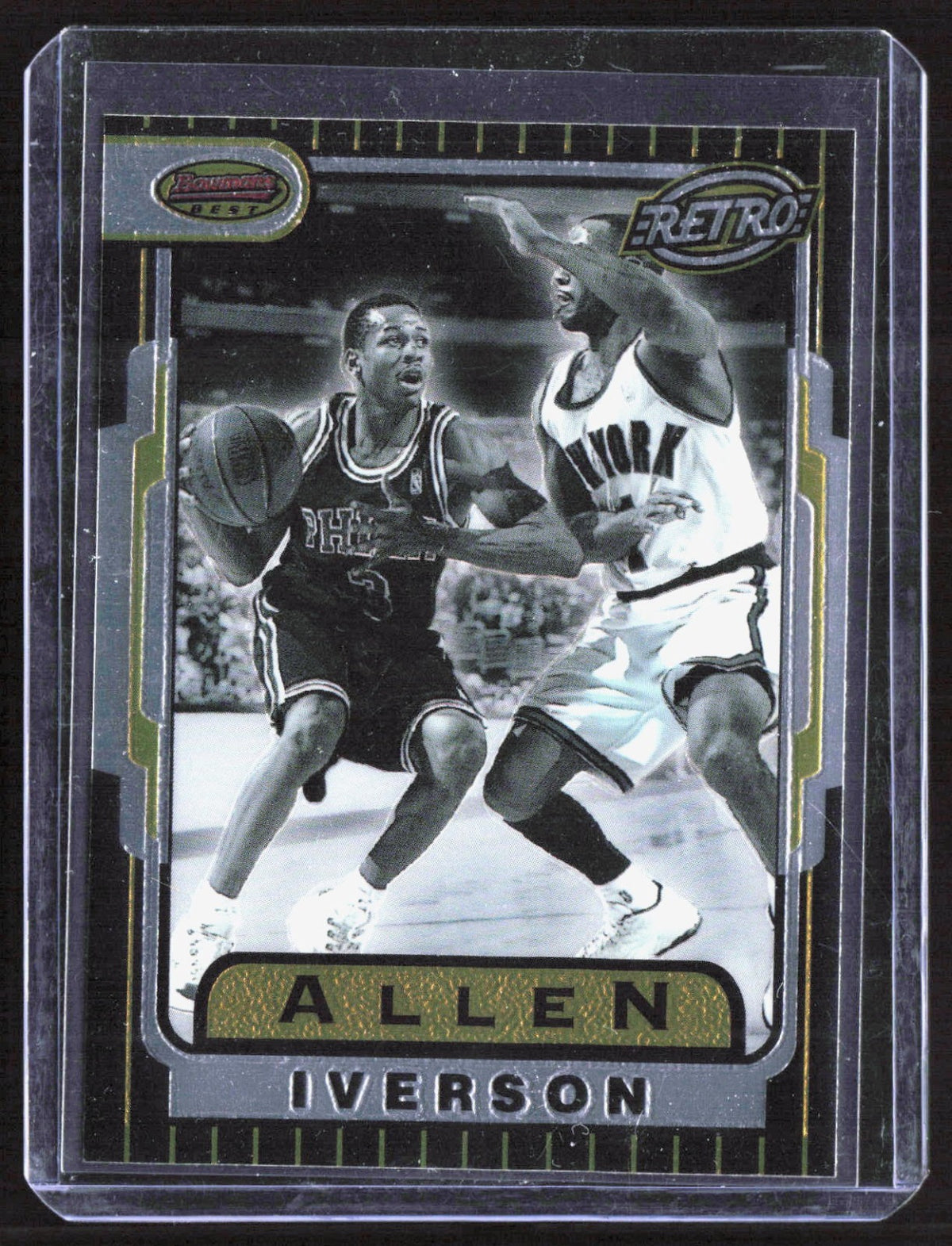 1996-97 Bowman's Best Allen Iverson TB13 Basketball Philadelphia 76ers