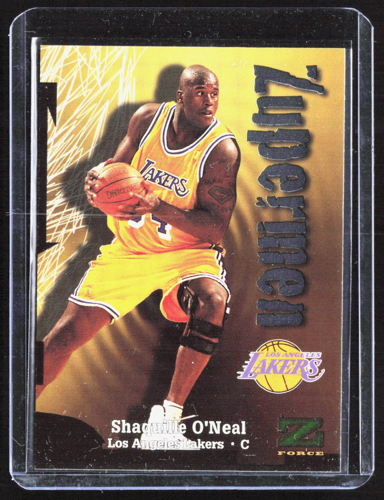 1997-98 SkyBox Z-Force Shaquille O'Neal 196 Basketball Los Angeles Lakers