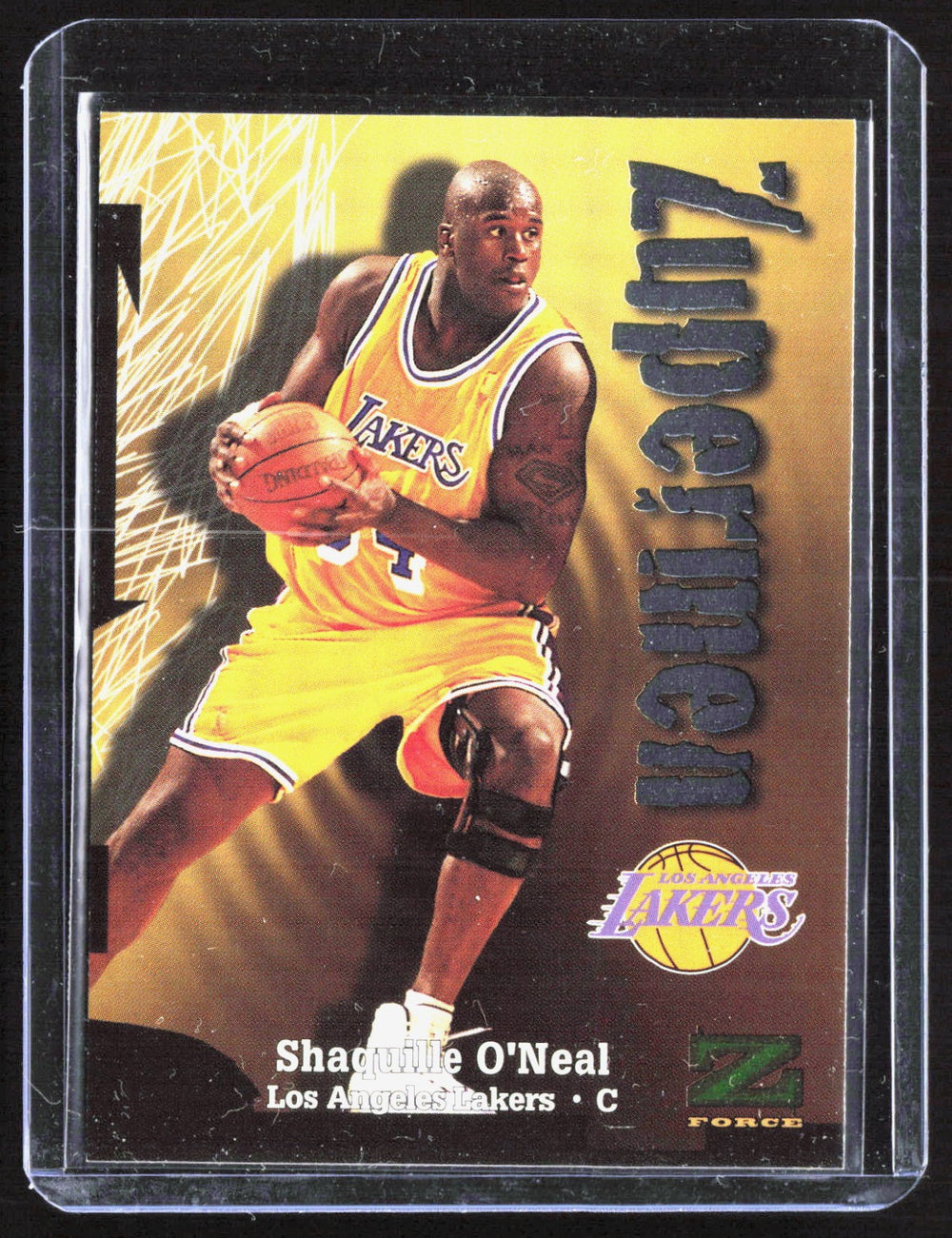 1997-98 SkyBox Z-Force Shaquille O'Neal 196 Basketball Los Angeles Lakers