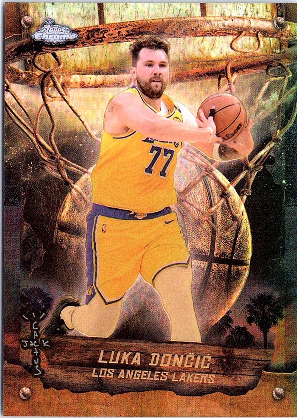Luka Doncic 2026 Topps Chrome Cactus Jack Astrovision AST-20 NM