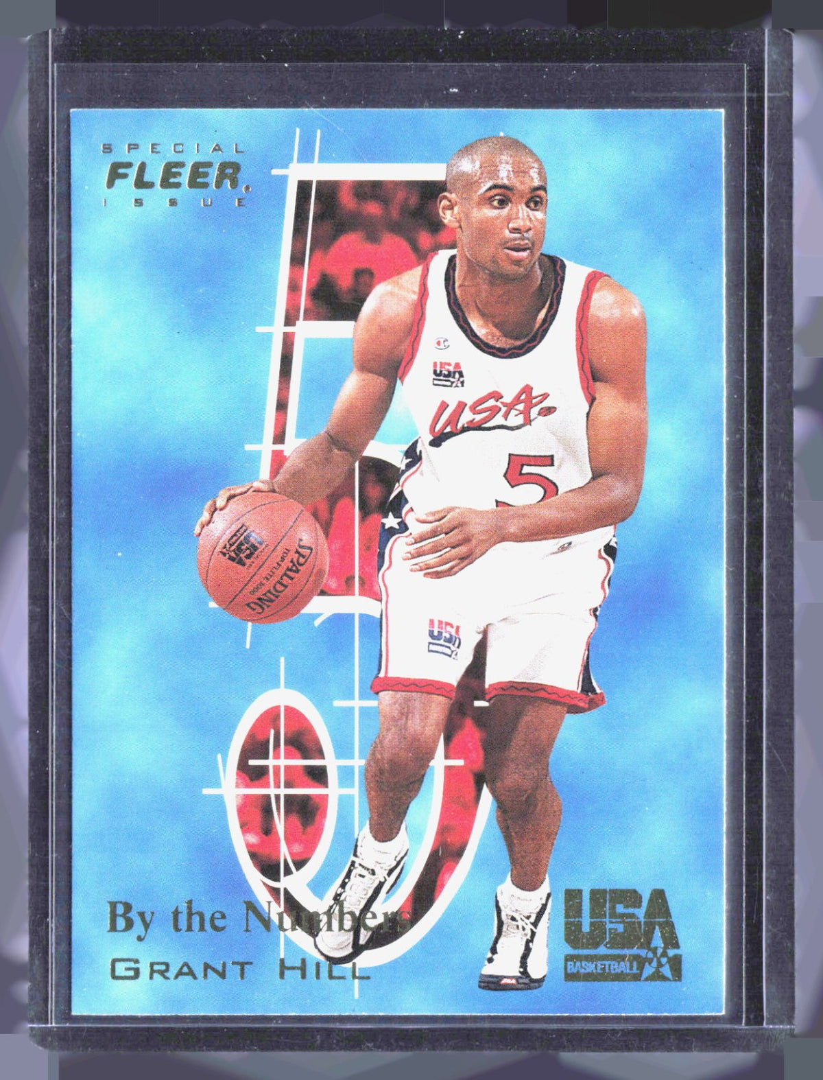 1996 Fleer USA Grant Hill 12 Basketball USA
