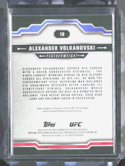 2025 Topps Chrome UFC - X-Fractor Alexander Volkanovski 18 UFC