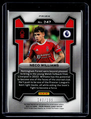 Neco Williams Panini Prizm Premier League - Red 247 NM