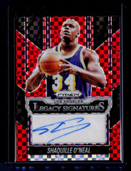 Shaquille O'Neal Panini Prizm - Legacy Signatures Prizms Red Power LS-SHQ NM