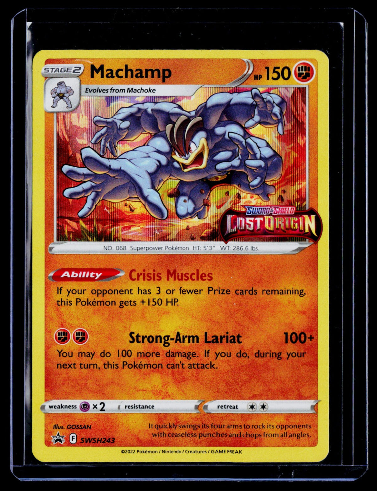 Machamp (Prerelease) Holo SWSH: Sword & Shield Promo Cards SWSH243 NM