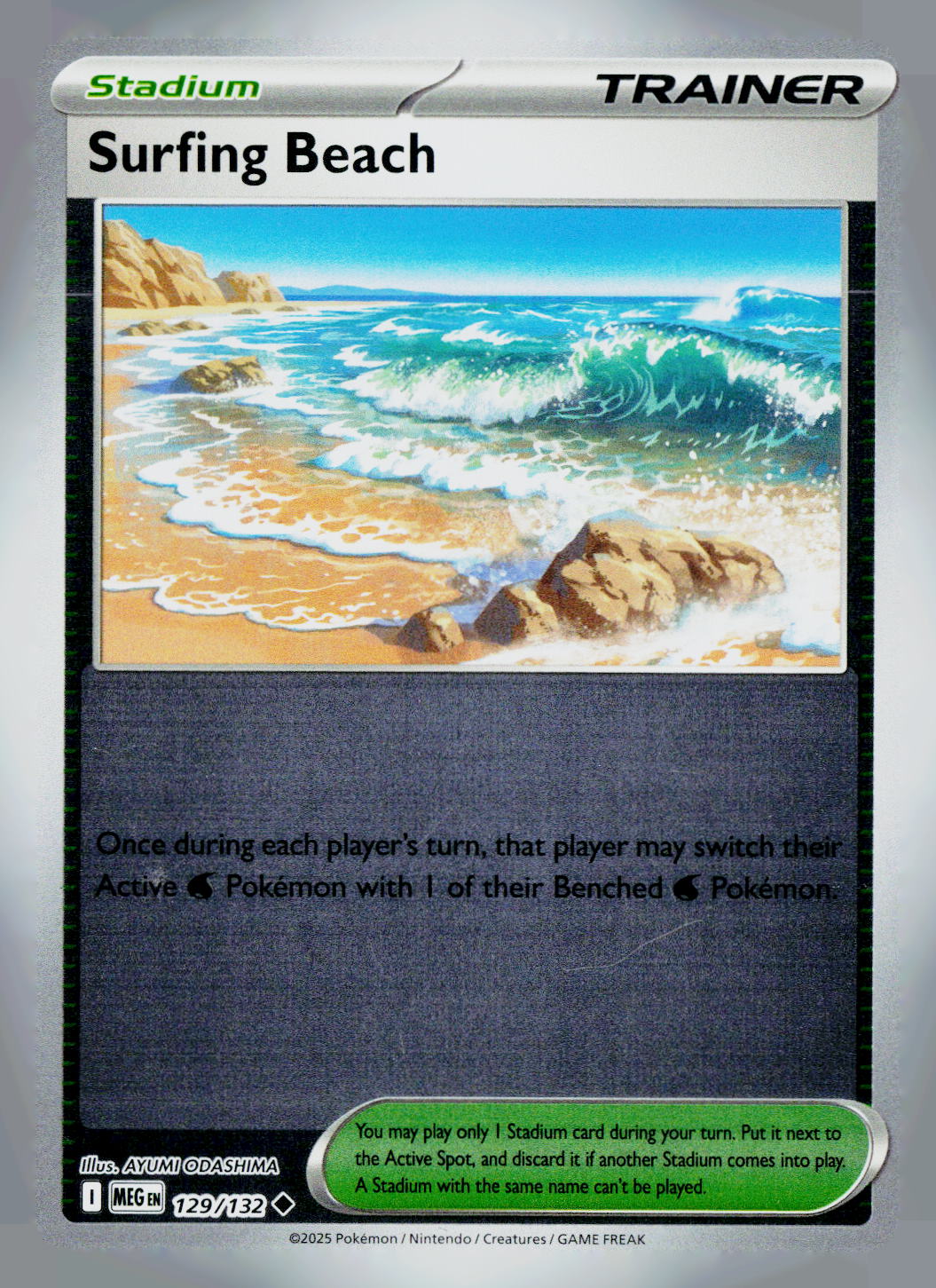 Surfing Beach MEG 129/132 Reverse Holo NM