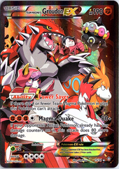 Team Magma's Groudon EX Ultra Rare Double Crisis 15/34 LP