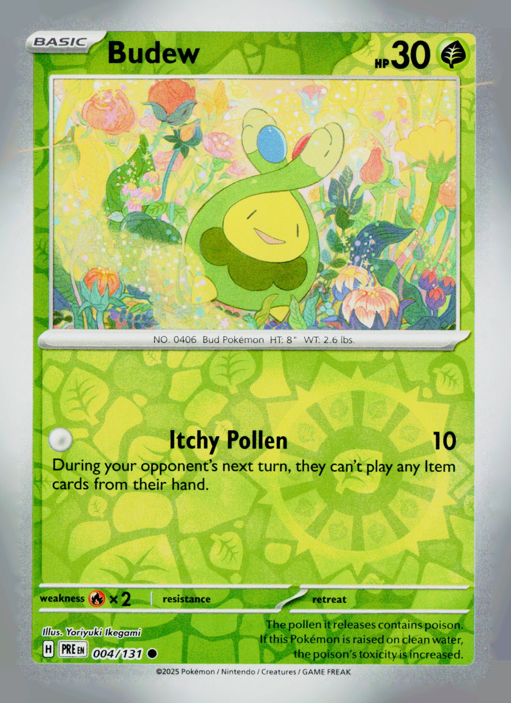 Budew PRE Reverse Holo 004/131 NM